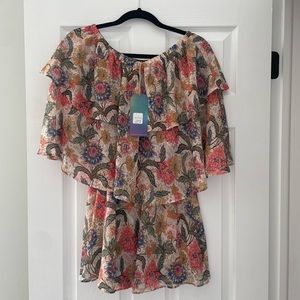 Show Me Your Mumu SZ M Romper Off The Shoulder